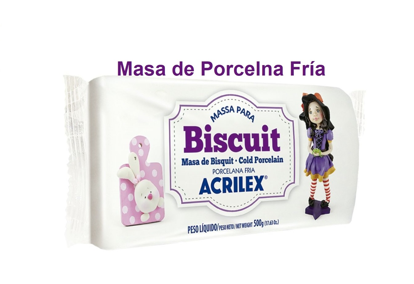 de Porcelana fría Biscuit Acrilex | Blanda y Manejable