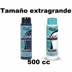 Pintura Multisuperficie acrilica Rich Tamaño ahorro de 500cc (Blanco o negra)